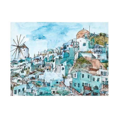 Melissa Wang 'Secret Greece II' Canvas Art, 14x19